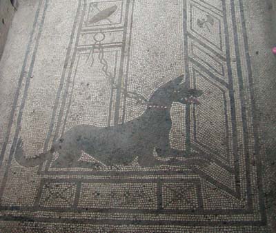 Сторожевая собака. Помпеи. Мозаика