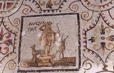 Римская мозаика из музея Суса. Август