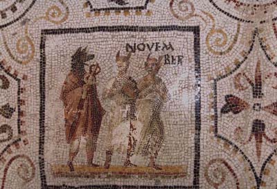 Римская мозаика из музея Суса. Ноябрь